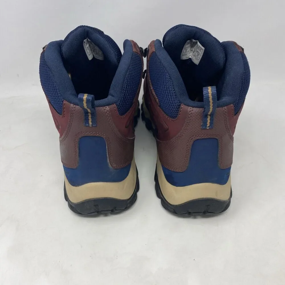 COLUMBIA Newton Ridge Plus II Waterproof Hiking Boots Burgundy Sz 13
